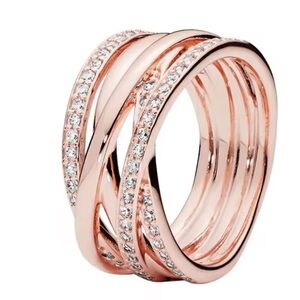 Pandora Rose Gold Ring Timeless Elegance